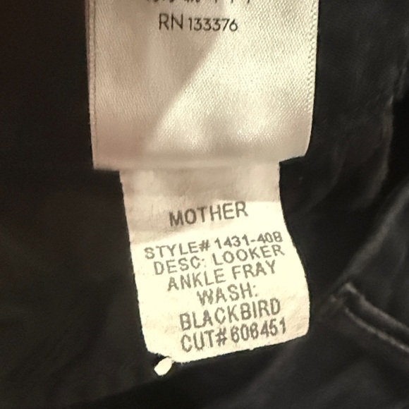 MOTHER Black and White Skinny Jeans, Style The Looker, Gorgeous!!! Size 29 - Picture 10 of 10